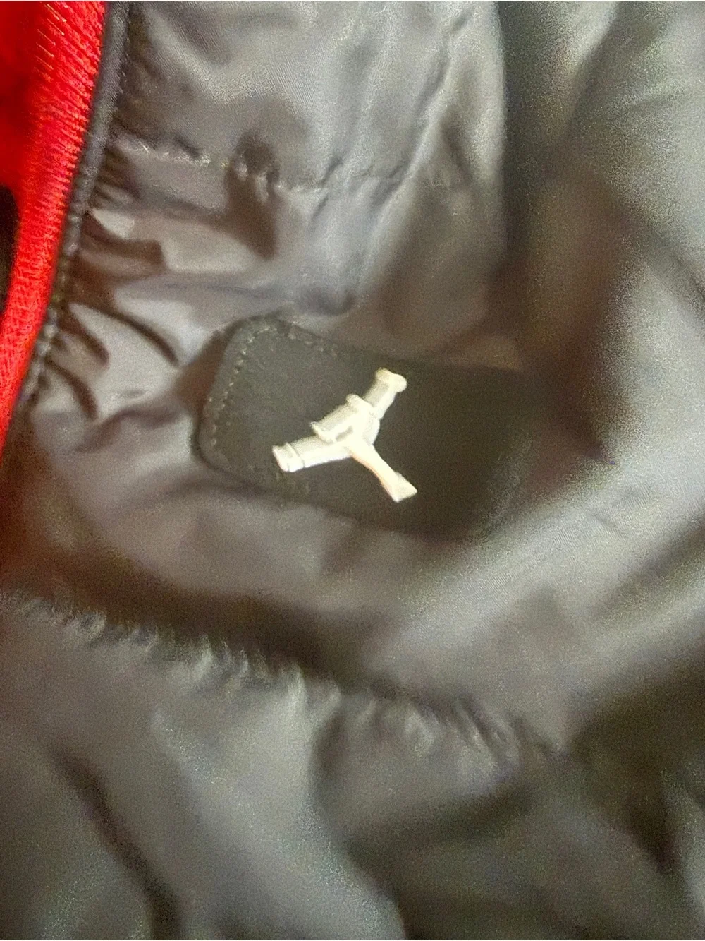 Jordan Jumpman Baby Snow Suit  Black with Red Trim- 18 months